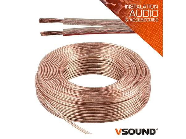 CABO COLUNA 2X2.50MM TRANSPARENTE PARALELO VSOUND 1