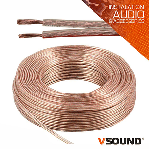 CABO COLUNA 2X2.50MM TRANSPARENTE PARALELO VSOUND