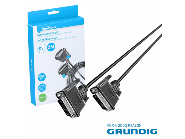 CABO DVI-D MACHO / DVI-D MACHO DUAL LINK 2M GRUNDIG 1