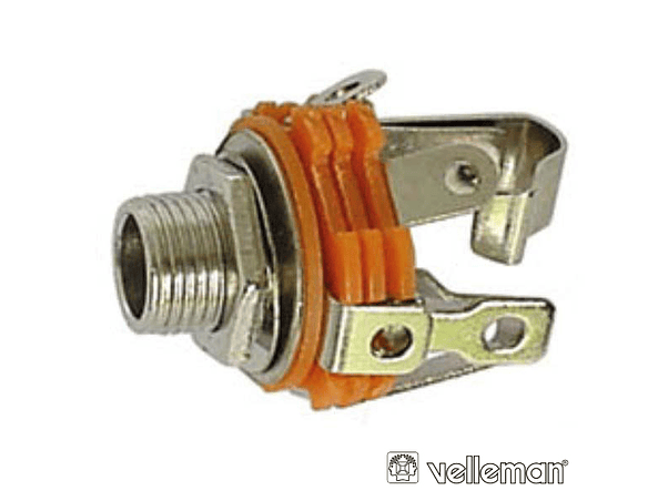 FICHA JACK 6.35MM FÊMEA ST PARA CHASIS 1