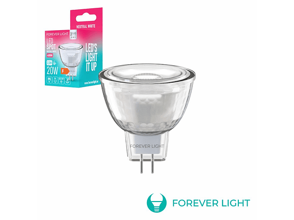 LÂMPADA LED G4 MR11 2.2W 12V 4000K 195LM FOREVER 1