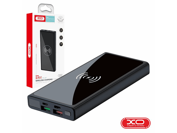 POWERBANK 10000MAH QI 2 USB-A / 1 USB-C / 1 MICROUSB XO 1