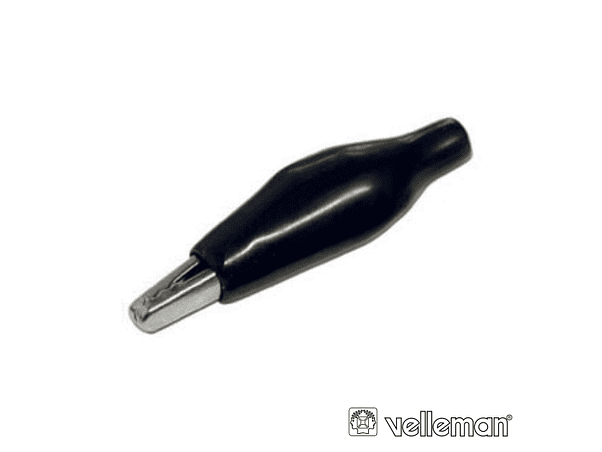 PINÇA CROCODILO 44MM ISOLADA PRETA 1