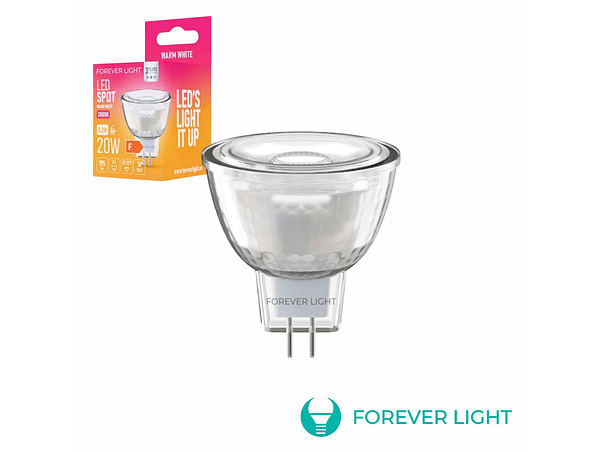 LÂMPADA LED G4 MR11 2.2W 12V 3000K 195LM FOREVER 1