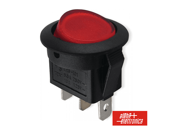 COMUTADOR MINIATURA 6.5A-250V SPDT ON-ON 1
