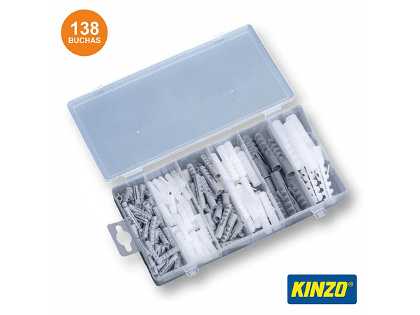 CONJUNTO DE BUCHAS DE PLÁSTICO 138X 1