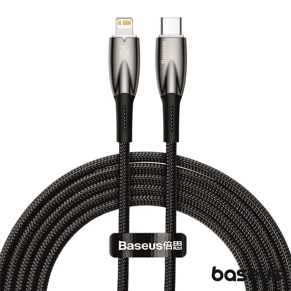 CABO USB-C MACHO PARA LIGHTNING MACHO 20W 2M GLIMMER BASEUS 1
