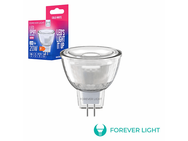 LÂMPADA LED G4 MR11 2.2W 12V 6000K 195LM FOREVER 1