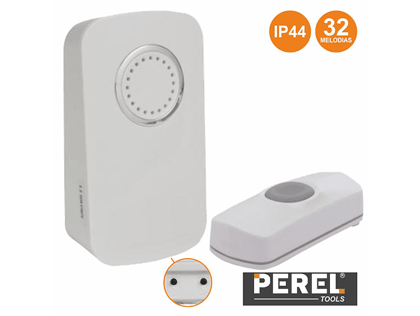 CAMPAINHA SEM FIOS COM COMANDO 32 TONS IP44 1