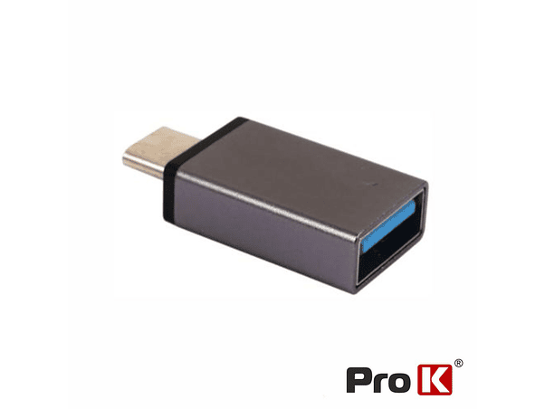 ADAPTADOR USB-C MACHO / USB-A 3.0 FÊMEA PROK 1