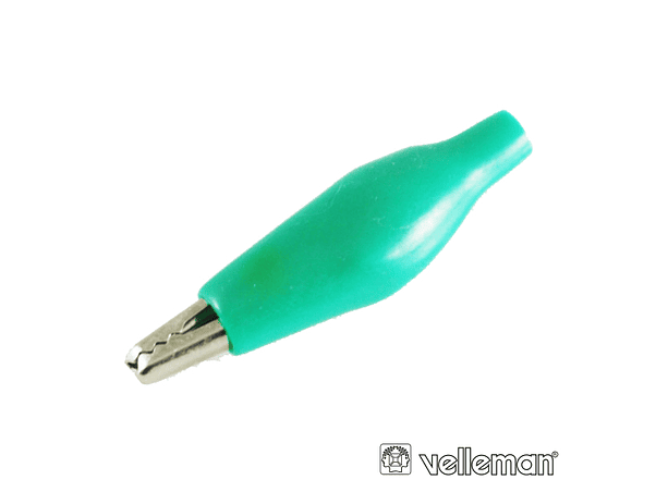 PINÇA CROCODILO 27MM ISOLADA VERDE 1