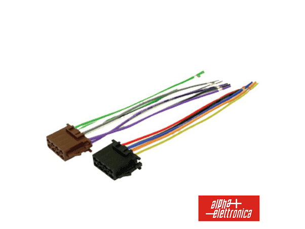 FICHA PARA AUTO-RÁDIO FÊMEA (ISO) 1