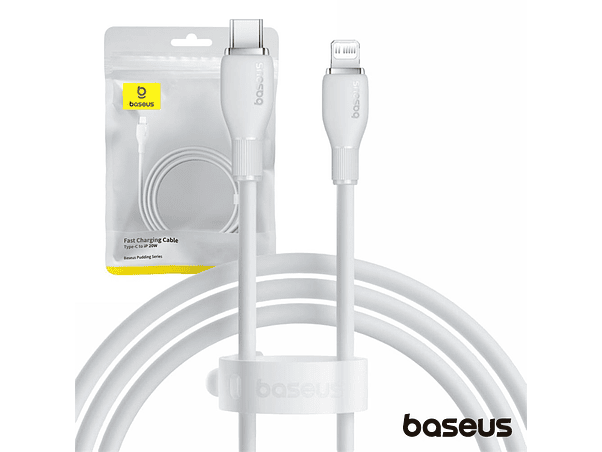 CABO USB-C MACHO PARA LIGHTNING MACHO 2M 20W PUDDING BASEUS 1