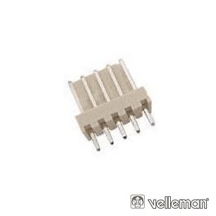 PLACA DE 5 CONTACTOS MACHO VELLEMAN