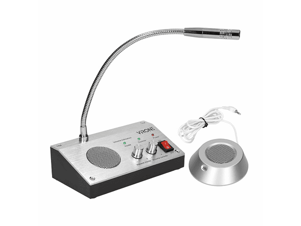 MICROFONE COM INTERCOMUNICADOR BI-DIRECIONAL PARA VIDRO 1