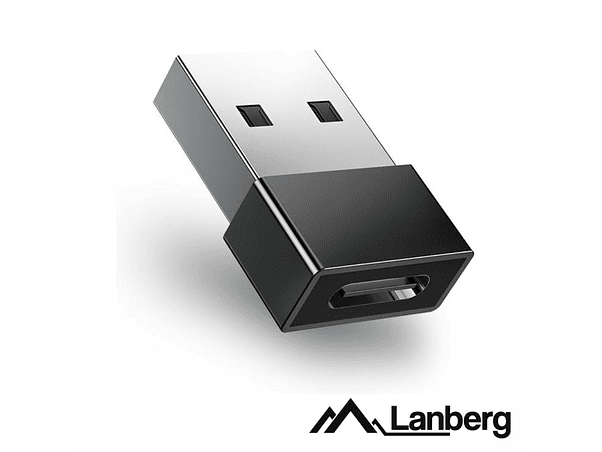 ADAPTADOR USB-A MACHO / TYPE-C FÊMEA LANBERG 1