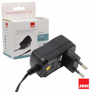 ALIMENTADOR UNIVERSAL 3-12V 0.6A 7,2W JOIN