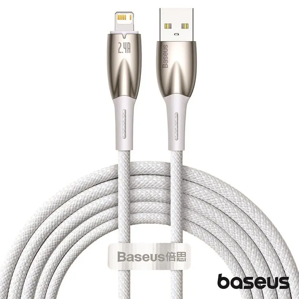CABO USB-A MACHO PARA LIGHTNING  MACHO 2M GLIMMER BASEUS 1