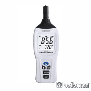 MEDIDOR DE HUMIDADE DIGITAL COM TERMÓMETRO VELLEMAN