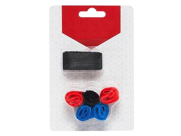 CONJUNTO DE ORGANIZADORES DE CABOS COM VELCRO 6X 1