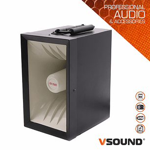 SISTEMA AMPLIFICADO 50W USB/MP3 COM BATERIAS VSOUND