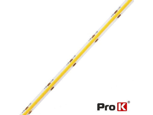 FITA COB 12V 14W/M 6500K 5M IP65 PROK 1