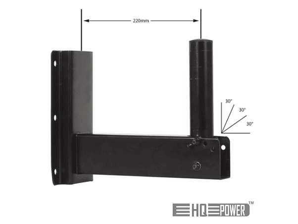 SUPORTE PARA COLUNA PAREDE 50KG HQ POWER 1