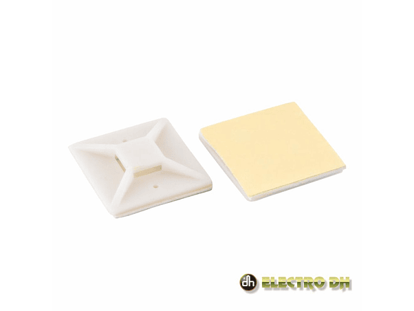 FIXADOR ADESIVO PARA ABRAÇADEIRAS BRANCO EDH 1