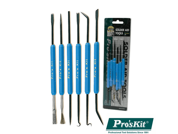 CONJUNTO DE FERRAMENTAS PARA SOLDADURA PROSKIT 1