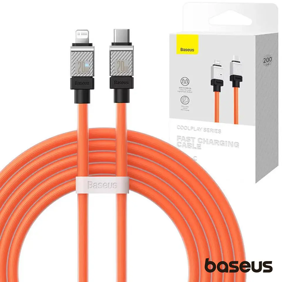 CABO USB-C / LIGHTNING MACHO 20W PD 2M COOLPLAY BASEUS 1