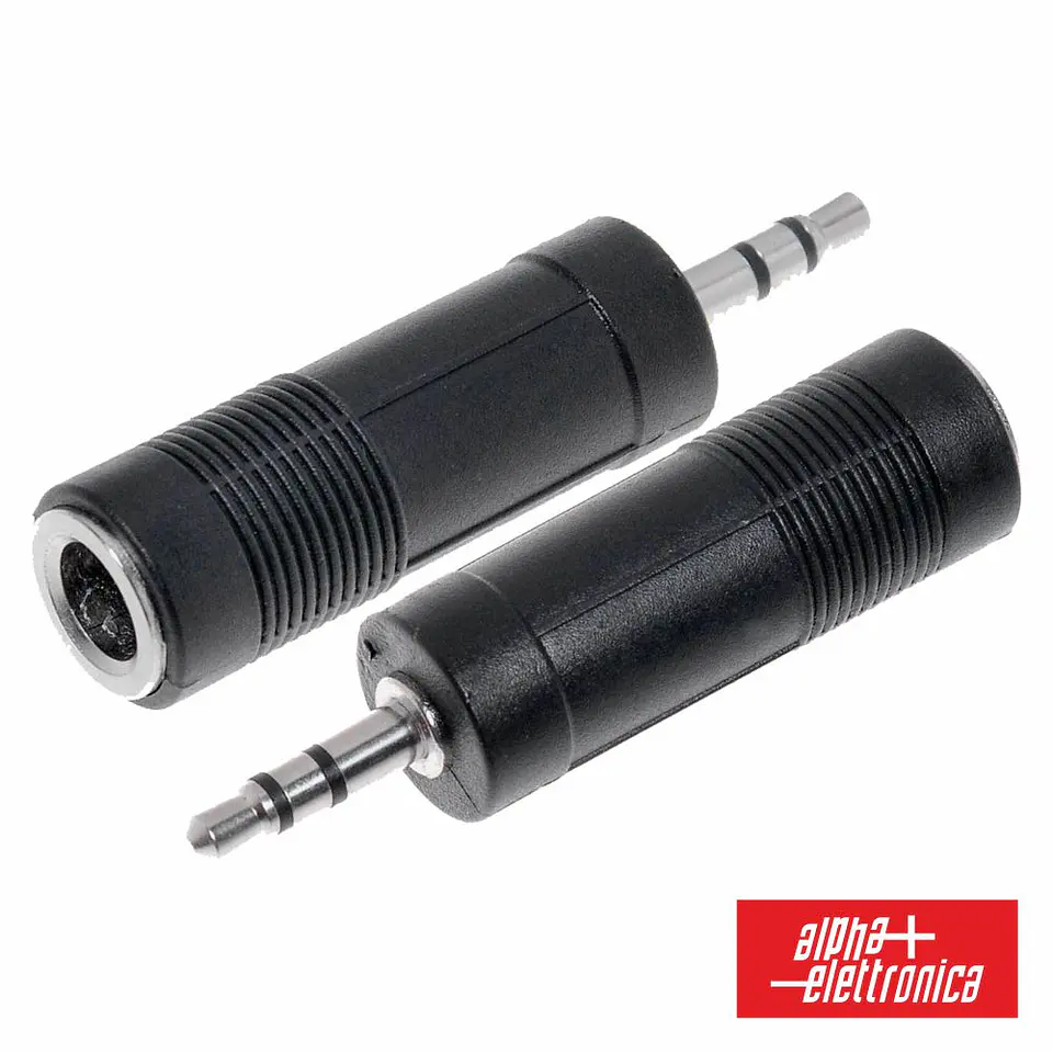FICHA ADAPTADORA 3.5MM MACHO ST / 6.35MM FÊMEA ST 1