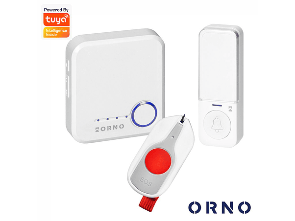 CAMPAINHA SEM FIOS COM 1 RECEPTOR 230VAC IP44 200M WIFI TUYA 1