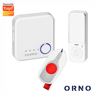 CAMPAINHA SEM FIOS COM 1 RECEPTOR 230VAC IP44 200M WIFI TUYA