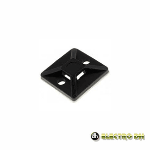 FIXADOR ADESIVO PARA ABRAÇADEIRAS PRETO EDH