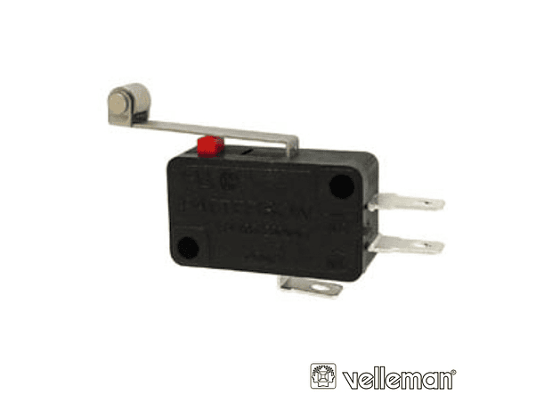 COMUTADOR MICROSWITCH 12A PATILHA GRANDE COM RODIZIO VELLEMAN 1