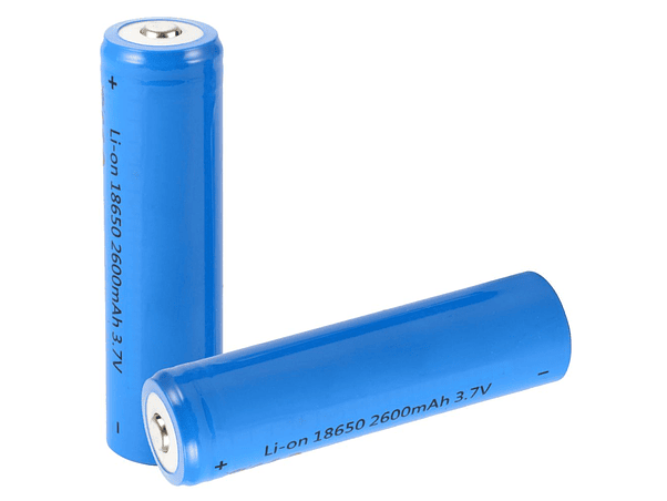 BATERIA LÍTIO 18650 3.7V 2600MA RECARREGÁVEL 1