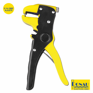 DESCARNADOR DE CABOS COM AJUSTE E CORTE 0.14-1MM² DONAU