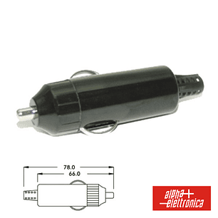 FICHA ISQUEIRO MACHO PARA SOLDAR