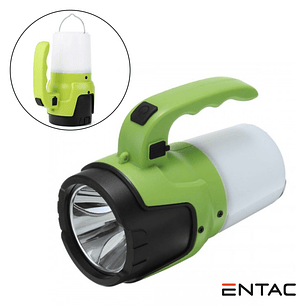 LANTERNA COM FUNÇÃO CANDEEIRO DE CAMPISMO 5W 400LM ENTAC
