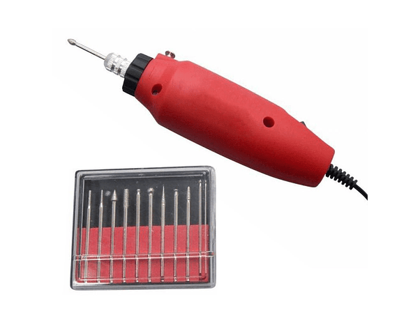 MINI GRAVADOR ELÉTRICO COM 10 PEÇAS 1