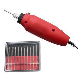 MINI GRAVADOR ELÉTRICO COM 10 PEÇAS