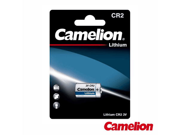 PILHA LÍTIO CR2 3V 850MA BLISTER CAMELION 1