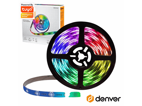 FITA 450 LEDS 5050 RGB 230V 24W 5M WIFI DENVER 1