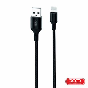 CABO USB-A 2.0 MACHO / LIGHTNING MACHO 1M PRETO XO