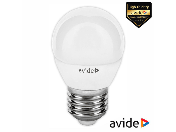 LÂMPADA LED E27 GLOBO 3W 230V 3000K 240LM VALUE RANGE AVIDE 1