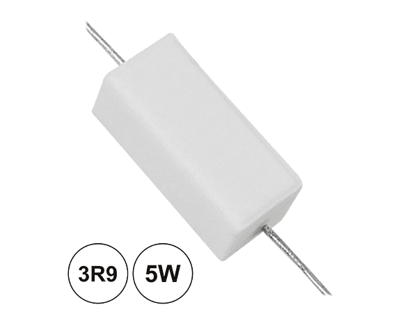 RESISTÊNCIA BOBINADA 3R9 5W 1