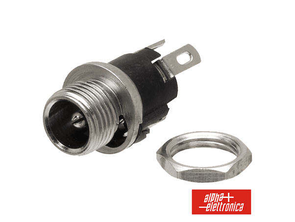 FICHA ALIMENTAÇÃO DC MACHO 2.5-5.5MM PARA CHASSIS 1