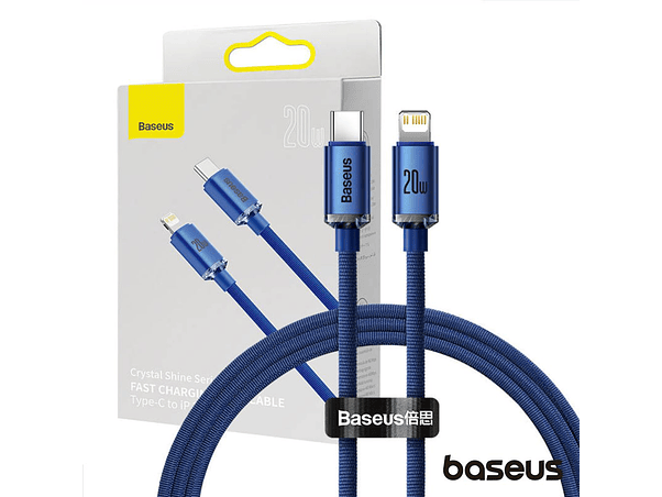 CABO USB-C / LIGHTNING MACHO 20W PD 2M SILKY BASEUS 1