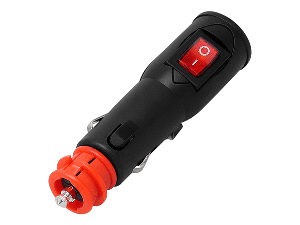 FICHA ISQUEIRO MACHO 12-24V COM INTERRUPTOR LATERAL 1