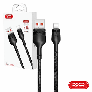CABO USB-A MACHO / USB-C MACHO 5A 1M PRETO XO